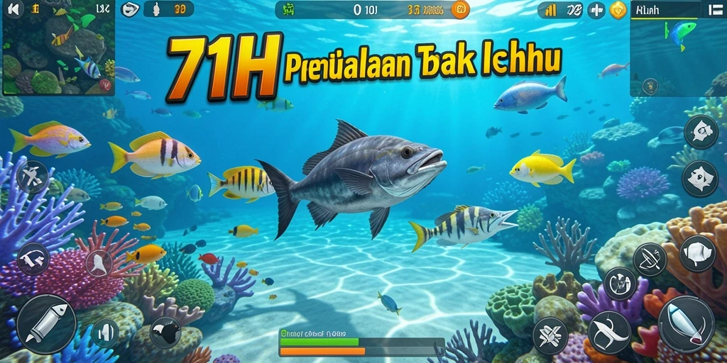 Gameplay seru menembak ikan di 71H.