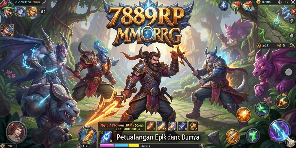 Tampilan gameplay menarik dari 789RP di dunia MMORPG.