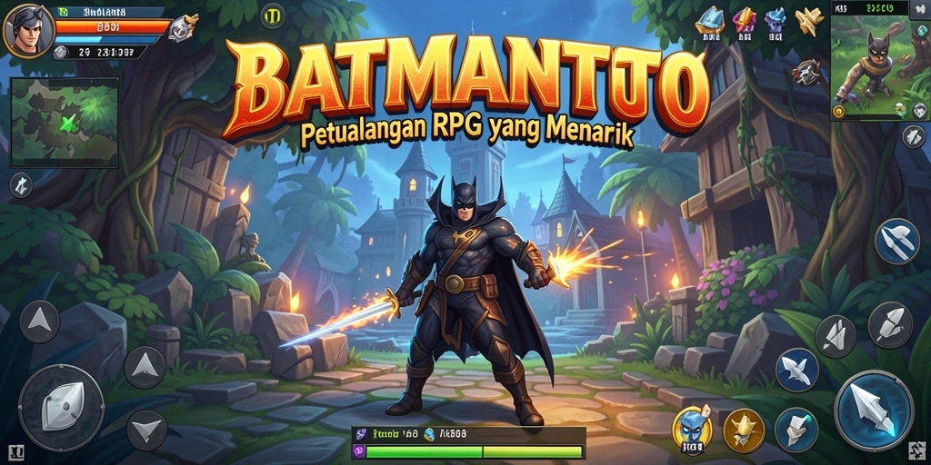 Tangkapan layar menunjukkan aksi pertempuran seru di BATMANTOTO.