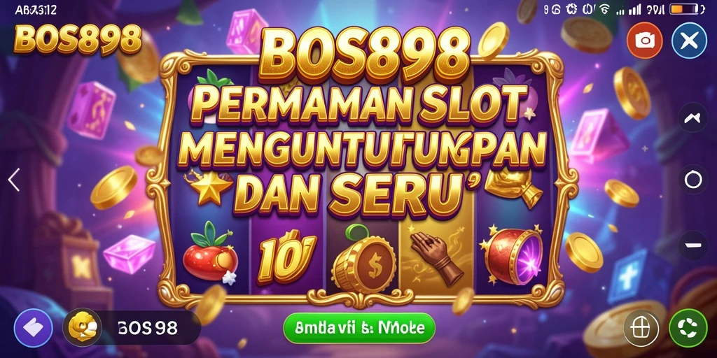 Tampilan gameplay slot yang menegangkan dalam BOS898.