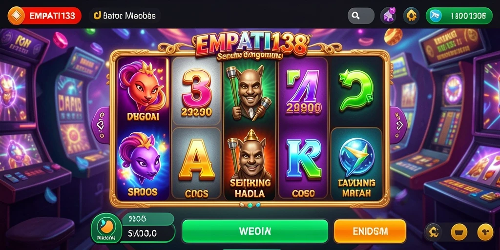 Tampilan menarik dari gameplay slot EMPATI138 yang seru.