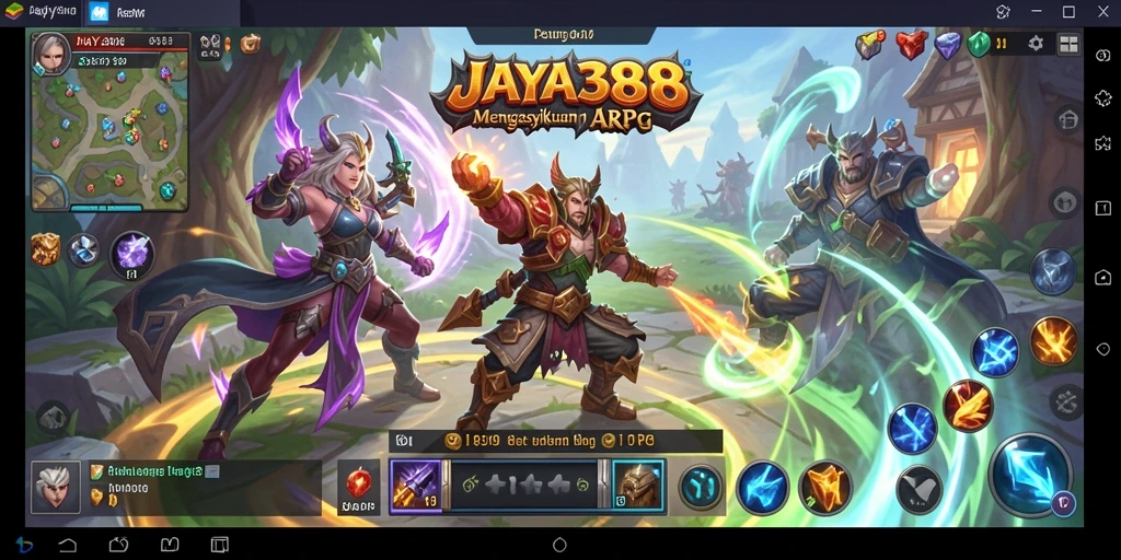 Tampilan menakjubkan dari gameplay JAYA388 dalam dunia ARPG.