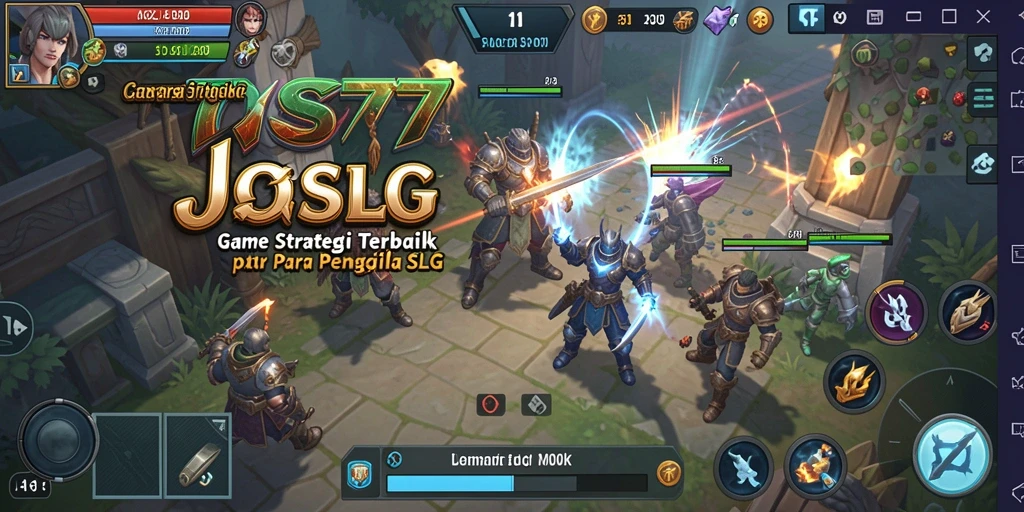 Tampilan permainan SLG yang mendebarkan dan penuh tantangan.