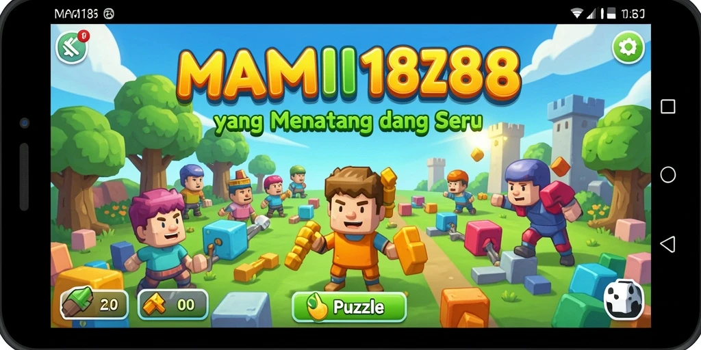 Tangkapan layar gameplay MAMI188 yang menunjukkan teka-teki menantang.