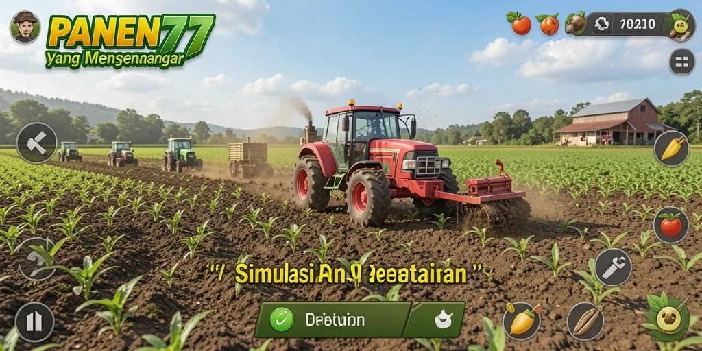 Tangkapan layar utama PANEN77 menampilkan pengalaman gameplay Simulation yang menarik.