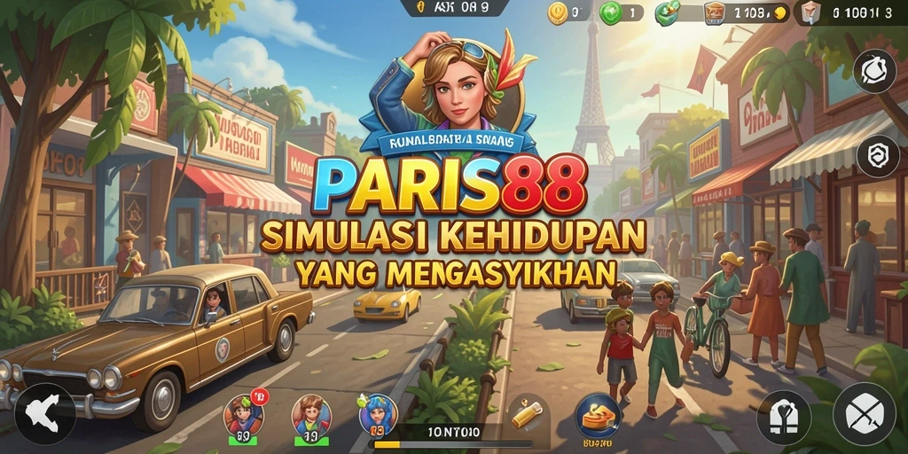Tampilan gameplay PARIS88 yang realistis dan mengesankan.