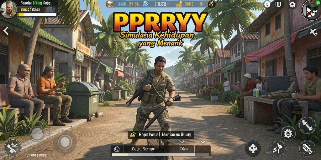 Tampilan gameplay <strong>PPRRYY</strong> yang menampilkan grafik menarik dan interaksi karakter.