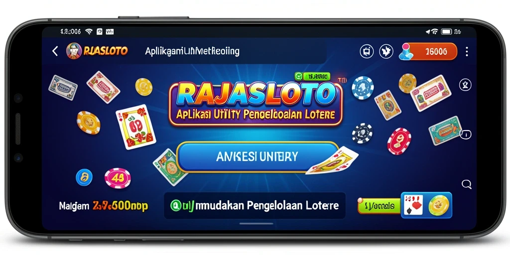 Screenshot utama RAJASLOTO menampilkan fitur analitik yang menarik.