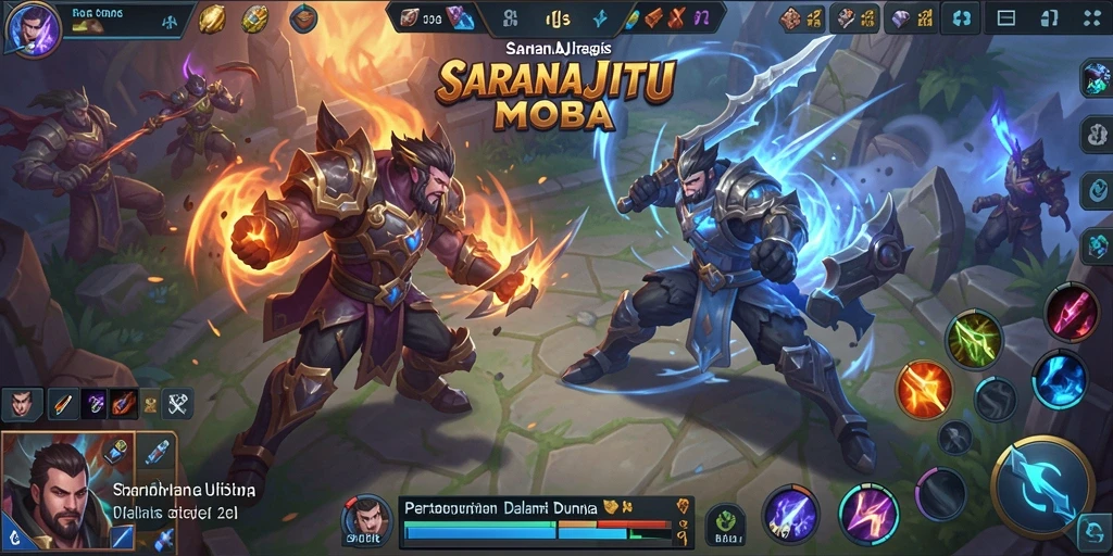 Tampilan gameplay SARANAJITU yang mendebarkan dan penuh aksi.