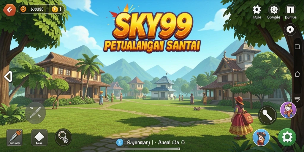 Tangkapan layar <strong>SKY99</strong> menunjukkan gameplay santai dan mengasyikkan.