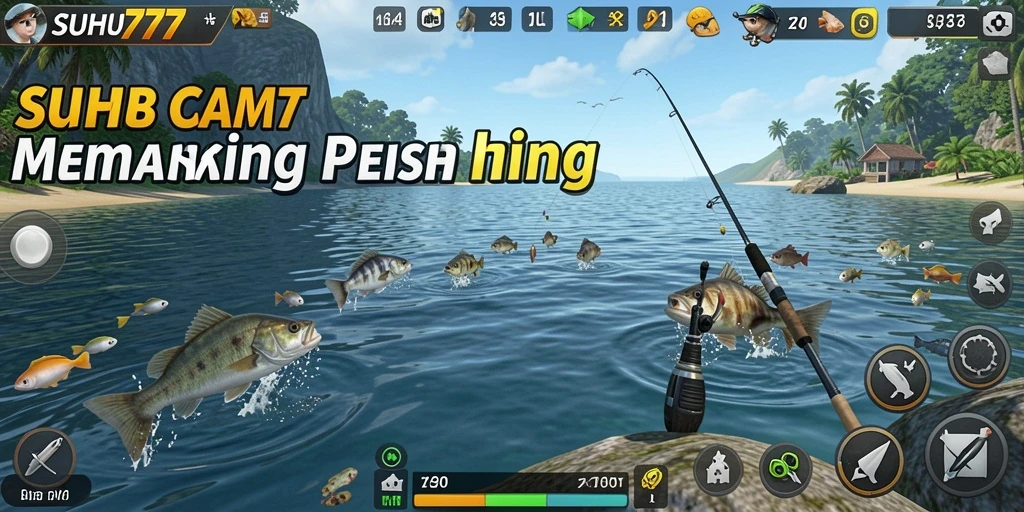 Tampilan gameplay SUHU777 dengan visual memancing yang menakjubkan.