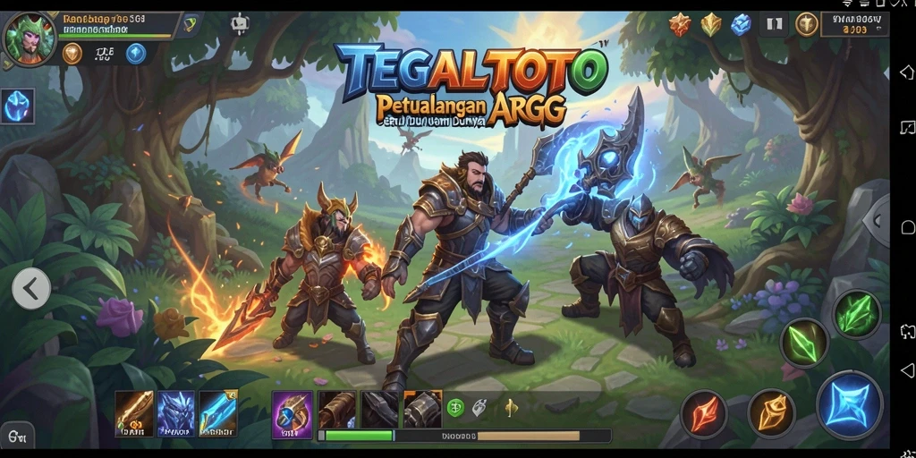 Gameplay mendebarkan TEGALTOTO dengan aksi ARPG yang intens.